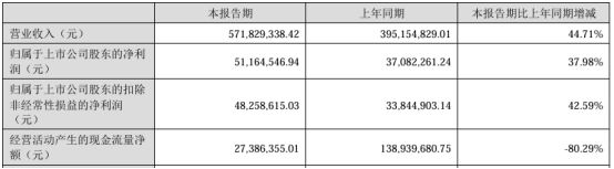 英派斯2024年上半年净利511645万同比增长3798% 健身器材销售量增加